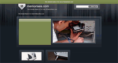 Desktop Screenshot of memorises.com